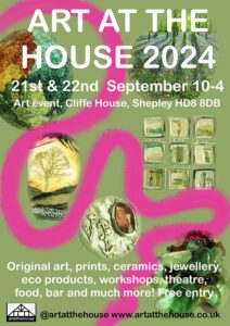 Art at the house poster 2024