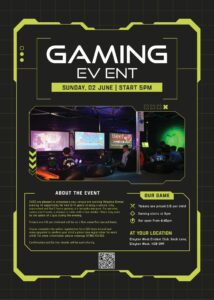 Adaptive Games and Social Event Poster