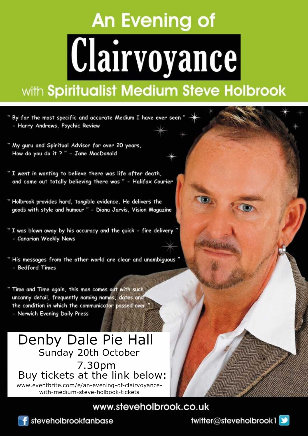 An Evening of Clairvoyance with Medium Steve Holbrook