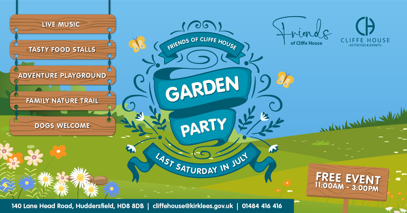 Cliffe House | Garden Party