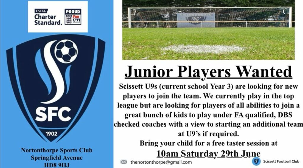Under 9s wanted