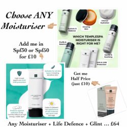 choose any moisturiser TempleSpa
