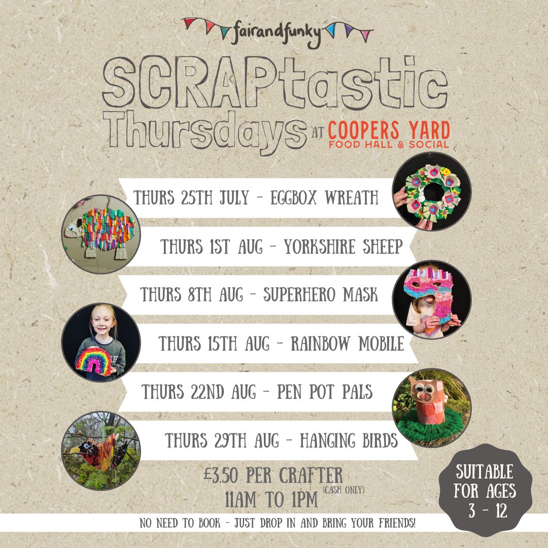 SCRAPtastic Thursdays at Coopers Yard!