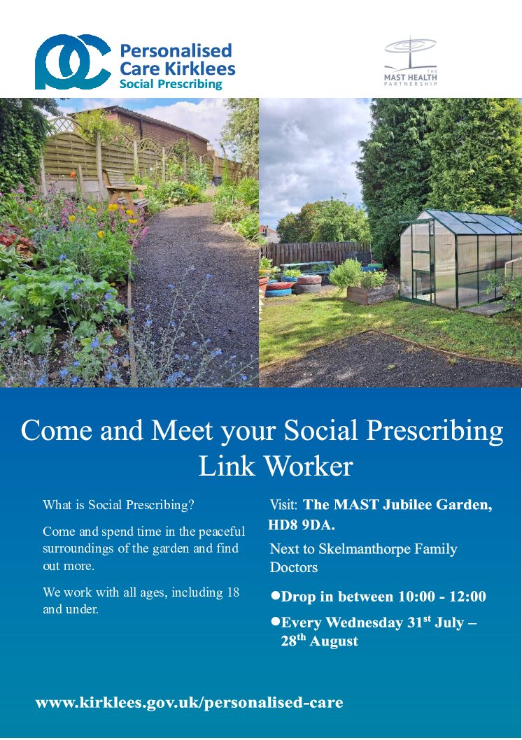 Come and Meet your Social Prescribing Link Worker