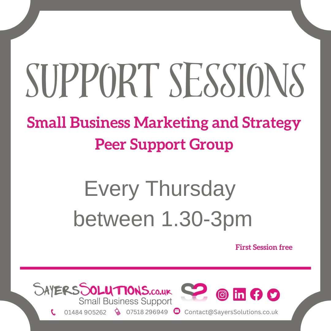 Small Business Marketing & Strategy Support Sessions