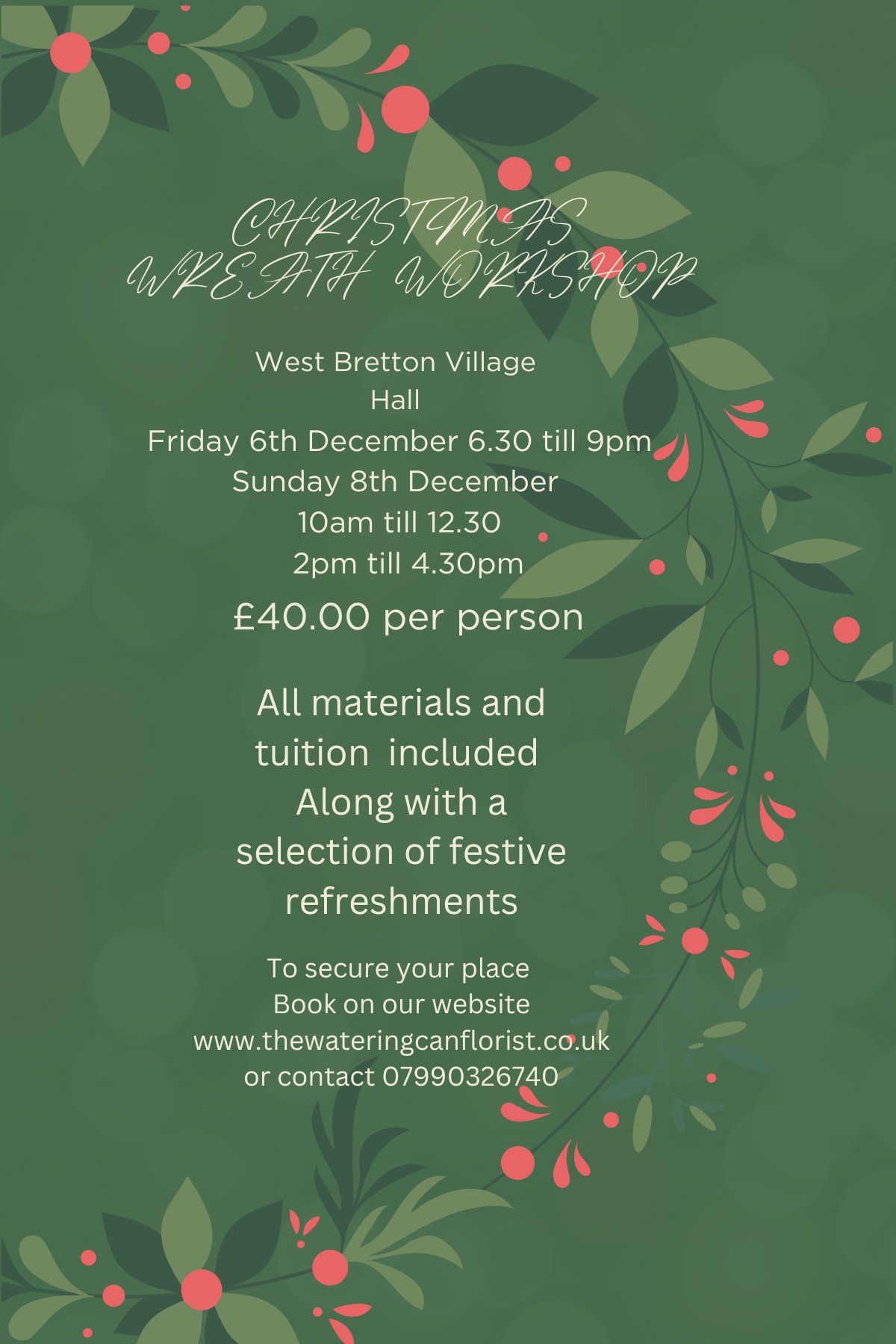 Christmas Wreath Workshops