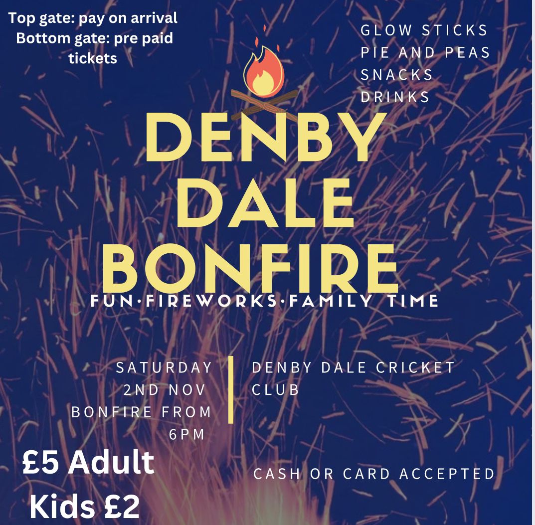 Denby Dale Cricket Bonfire Night