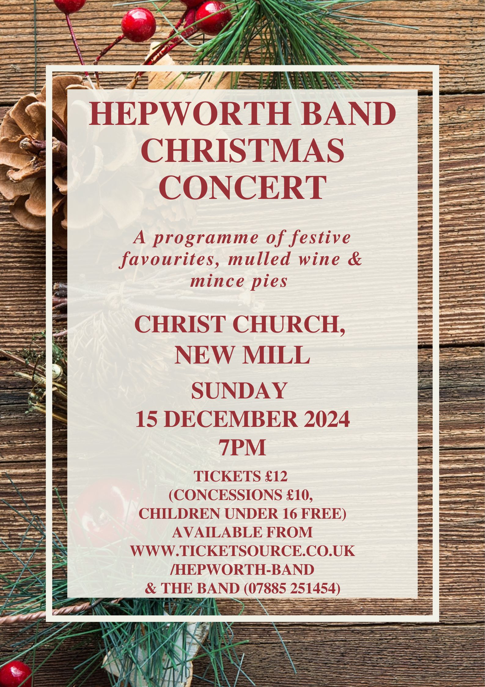 Hepworth Band Christmas Concert