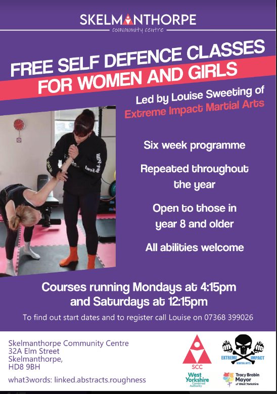 Free Self Defence Classes for Women & Girls