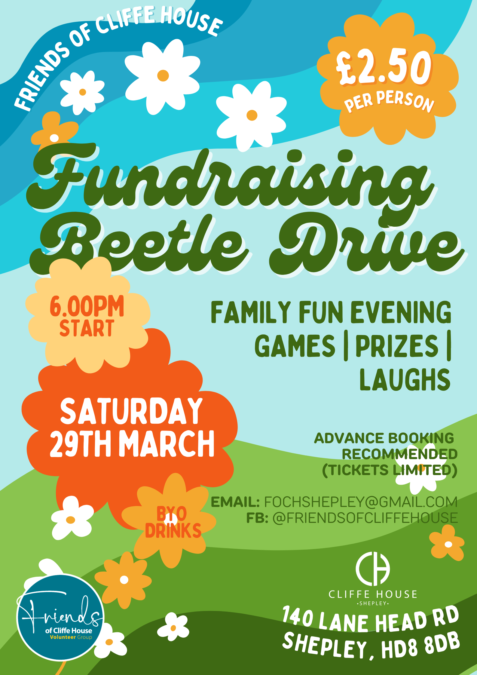 Friends of Cliffe House Fundraising Beetle Drive